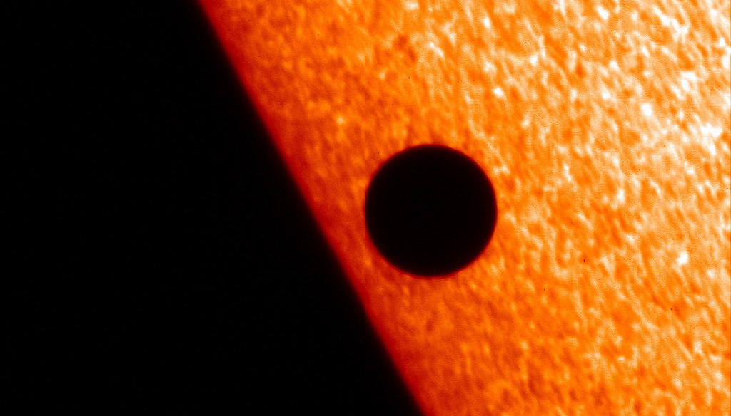 Mercury passing in front of the sun