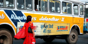 Bus in Delhi