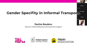 Gender Specificities in Informal Transport