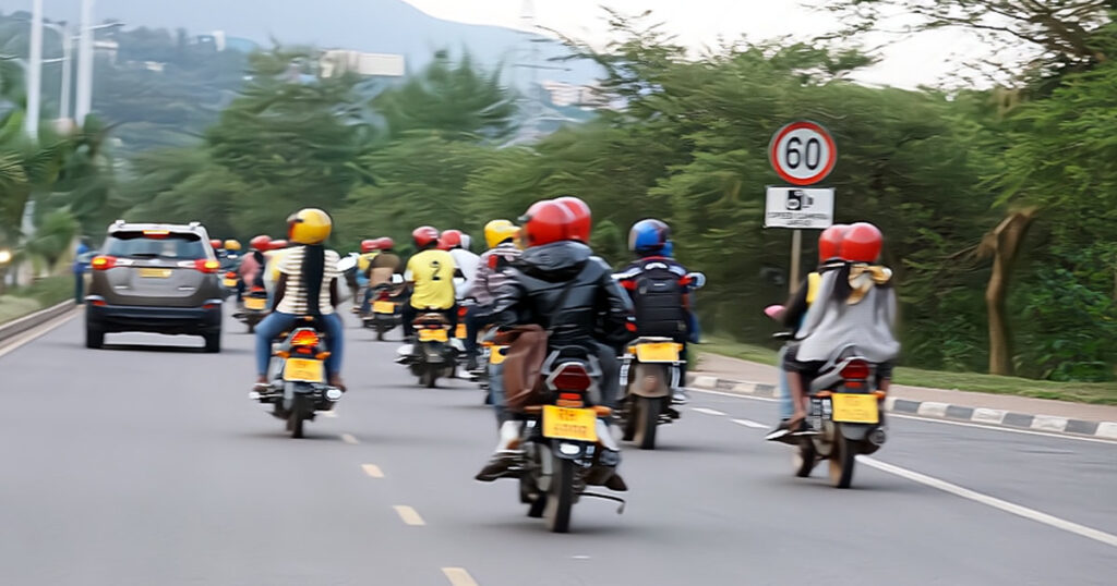 Motorcycle Taxis in Kigali