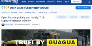 Screenshot of OSOR-Case Study
